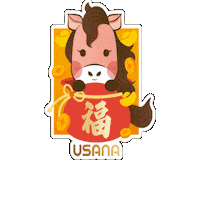 Horse Luck Sticker by USANA Regional Asia