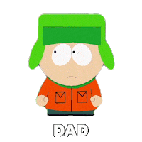 Kyle Broflovski Dad Sticker by South Park