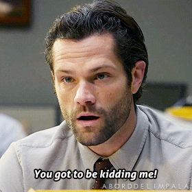 aborddelimpala giphyupload jared padalecki walker kidding GIF