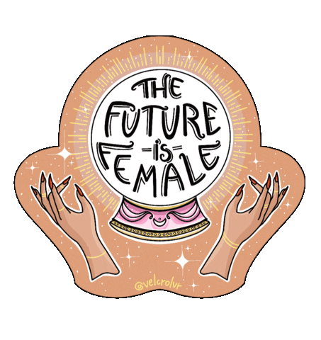 velcrolivre pride feminism girl power feminist Sticker