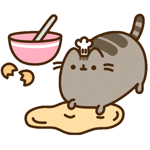 Cookie Dough Cooking Sticker by Pusheen