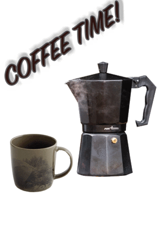 Coffee Time Sticker by FoxInt