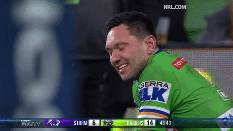 Nrl Greenmachine GIF by Canberra Raiders