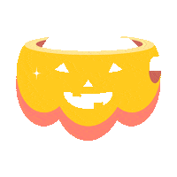 Halloween Pumpkin Sticker by BOOKR Kids