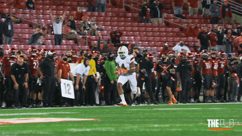 College Football GIF by Miami Hurricanes