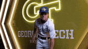 Georgia Tech Baseball GIF by Georgia Tech Yellow Jackets