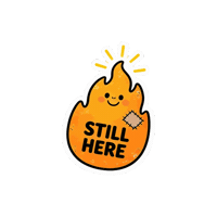Still Here Sticker Sticker by Long Story Short