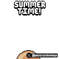 Jumping Summer Time Sticker by HotDogs