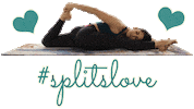 Splits Stretching Sticker by Stretch & Pole