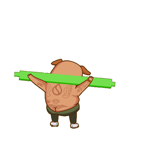 Green Bar Money Sticker by BigBrains