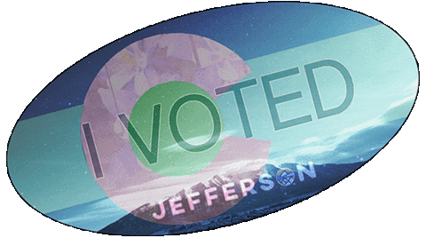 JeffcoSchoolsCo giphyupload vote colorado jeffco public schools Sticker