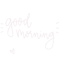 Good Morning Heart Sticker