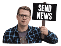Comedy News Sticker by Comedian Dustin Nickerson