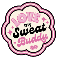 Sweat Buddy Sticker by Booty Bands PH