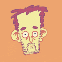 Quillustration happy yeah crazy face GIF