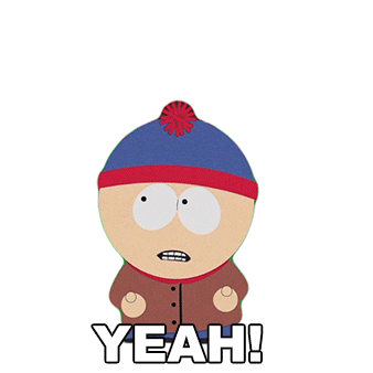 Stan Marsh Yes Sticker by South Park