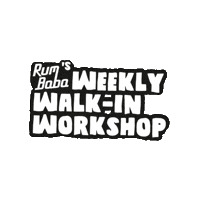 Workshop Sticker by Rum Baba coffeeroasters