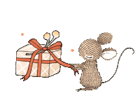 Happy Christmas Present Sticker