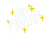 Sparkling So Fresh Sticker