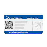 Travel Destination Sticker by Freebird Airlines