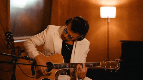 Jamming Out Acoustic Guitar GIF by Crash Adams