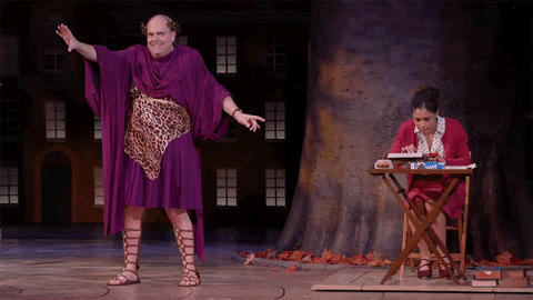 greek gods speech GIF by McCarter Theatre Center