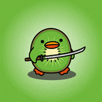 digitalducks stabby quacks cartoon duck digital ducks GIF