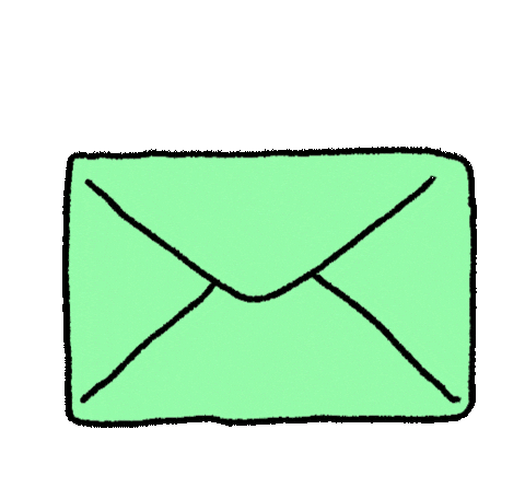 Mail Hop Sticker by robe.prieto