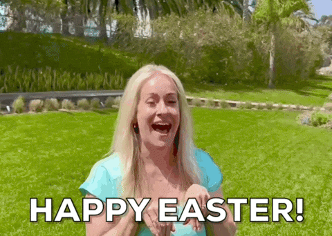Happy Sunday Easter GIF by Vikki Downey