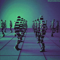 Dance Glow GIF by dualvoidanima
