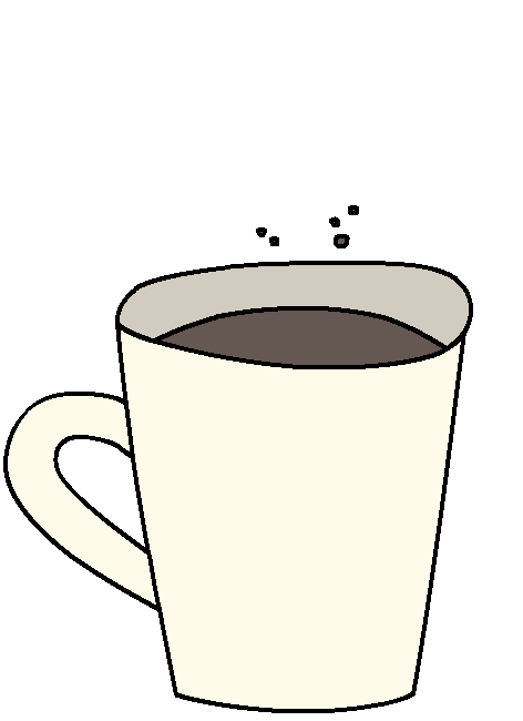 Cat Coffee Sticker by CsaK