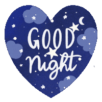 Good Night Goodbye Sticker by MockoFun