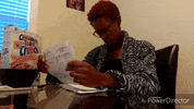 Breakfast Reading GIF by Rita Brent