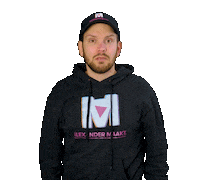 Scared Bang Sticker by Alexander Maakt.