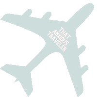 Travel Flying Sticker