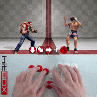 HB - KOFXV - Terry - Power Wave - QCF + P