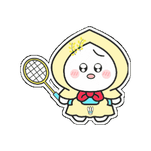 Badminton Sticker