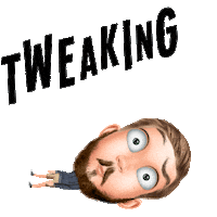 Geeryanimation Tweaking Sticker by Genies