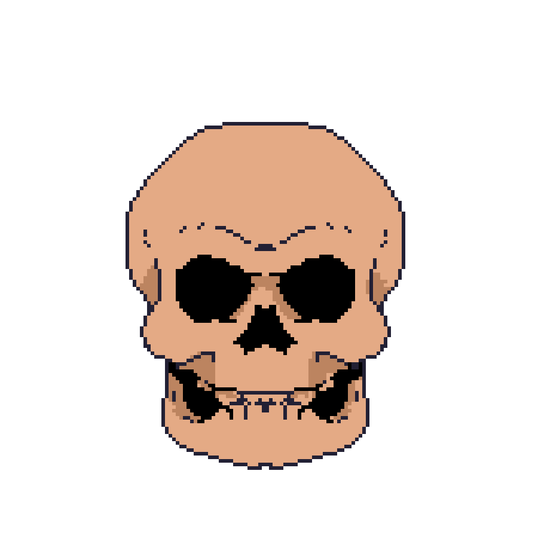 bakedlab giphyupload smile skull booty Sticker