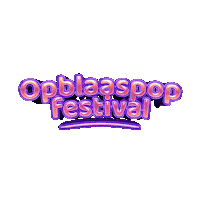 Opblaaspop_Festival wagenberg opblaaspop obpf opblaaspop festival Sticker