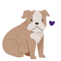 Puppy Love Sticker by petall