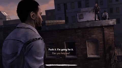 jesustiano giphyupload decisions twdg the walking dead game GIF