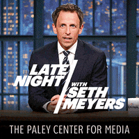 seth meyers GIF by The Paley Center for Media