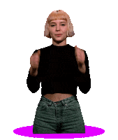 Girl Reaction Sticker by Kochstrasse™