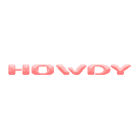 Cowboy Hello Sticker