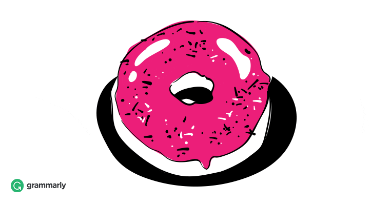 Homer Simpson Donut GIF by Grammarly.com