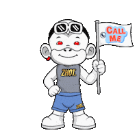 Call Me Love Sticker by Zhot