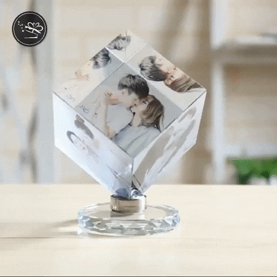 executivegifts654 giphyupload custom photo frame rotating square shaped GIF