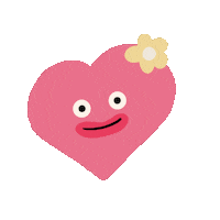 fufuyama123 love fun heart pink Sticker