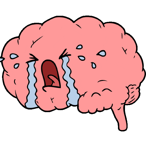 Brain Crying Sticker by BeyondBlood for iOS & Android GIPHY